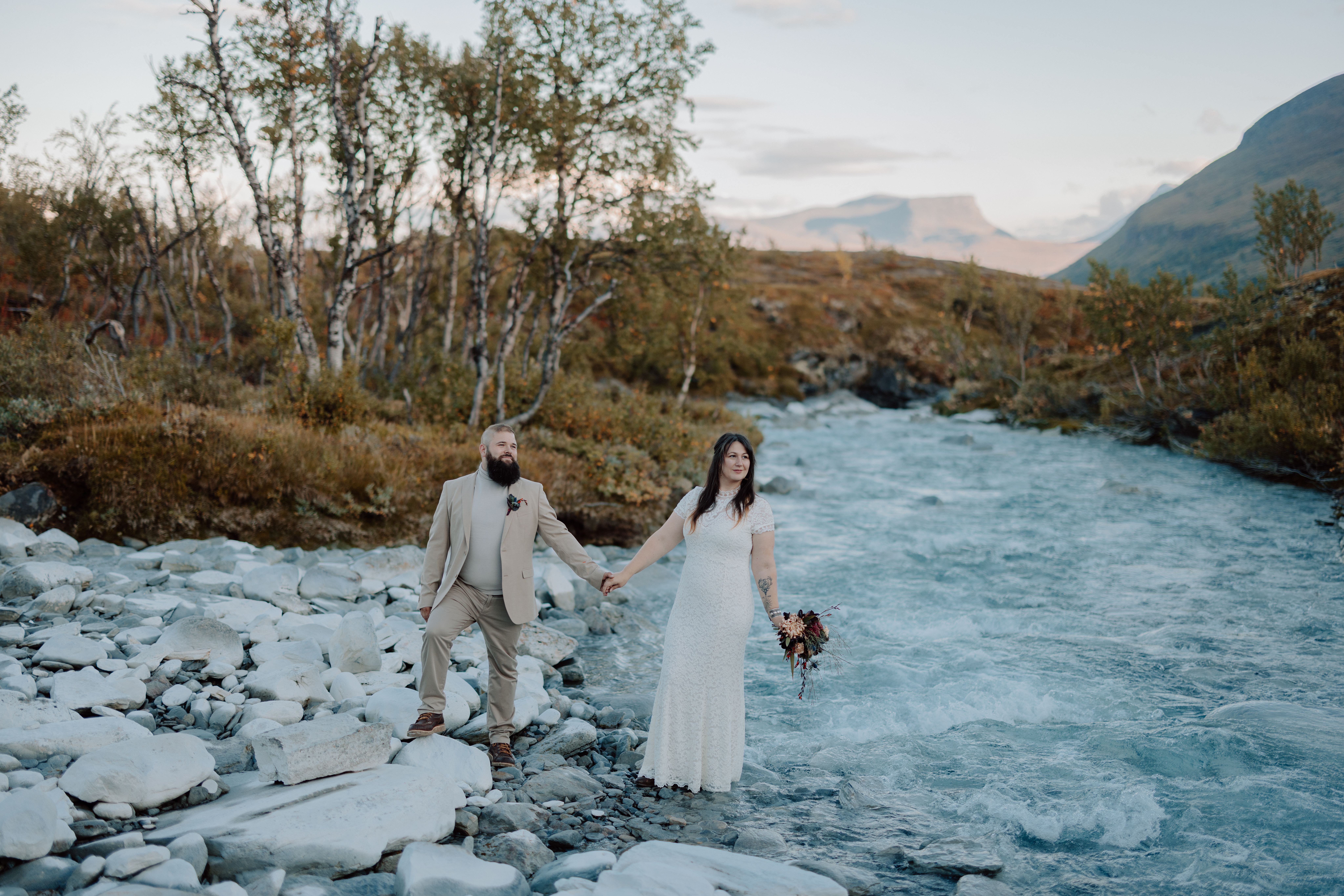Bröllop i Björkliden och Abisko